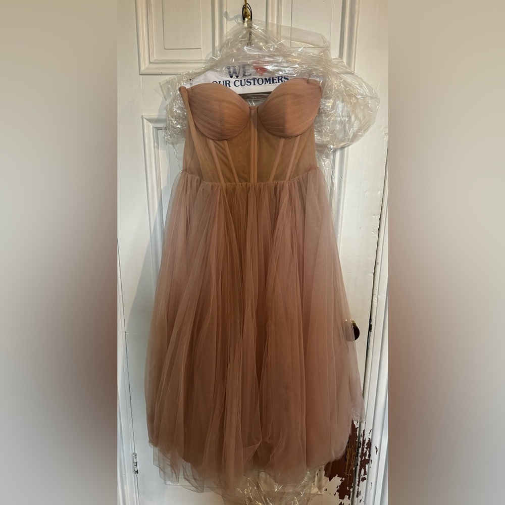 Milla Dress in Misty Rose